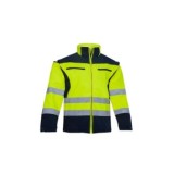 CAZADORA SOFTSHELL AV BICOLOR AMARILLO-MARINO