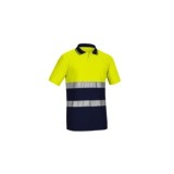 POLO MANGA CORTA BICOLOR AV AMARILLO CONTRASTE