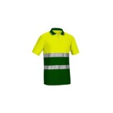 POLO MANGA CORTA BICOLOR AMARILLO/VERDE AV