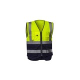 CHALECO MULTIBOLSILLOS AV BICOLOR AMARILLO-MARINO