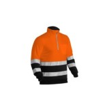 SUDADERA NARANJA ALATA VISIBILIDAD ECO-SOSTENIBLE