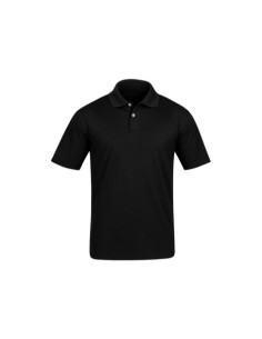 POLO MANGA CORTA NEGRO